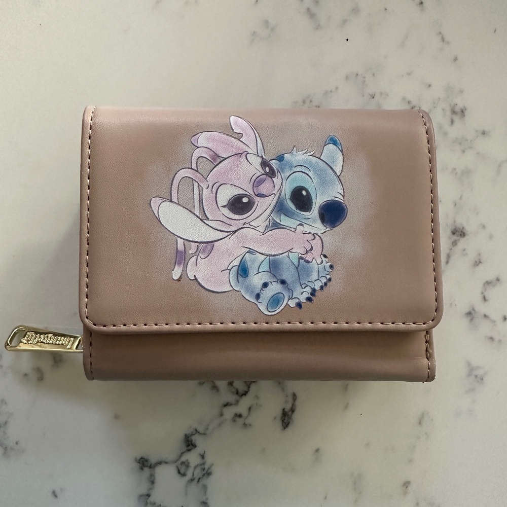 Loungefly Lilo & Stitch Angel Wallet Vegan Leather Disney Kawaii like new